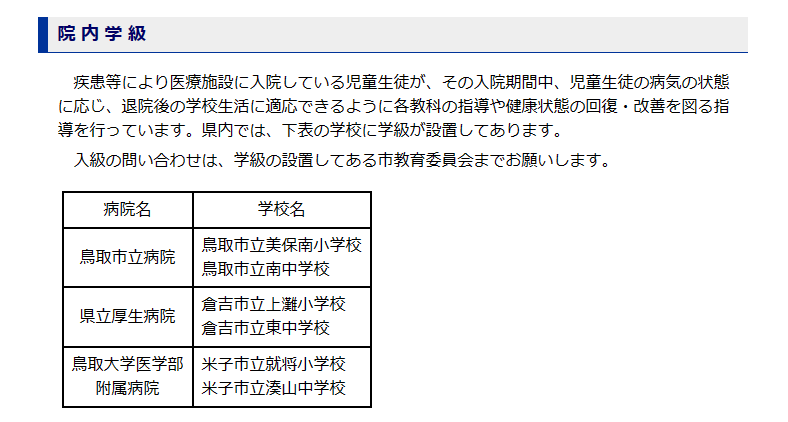 一人一人の教育的ニーズに対応した特別支援教育 ホームページ画像